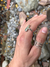 Load image into Gallery viewer, Bright Blue Sea Glass Ring
