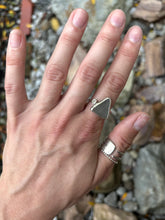 Load image into Gallery viewer, Blue Sea Glass Ring
