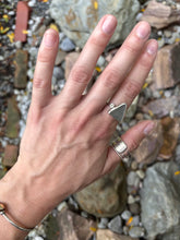 Load image into Gallery viewer, Blue Sea Glass Ring
