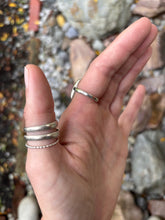 Load image into Gallery viewer, Bright Blue Sea Glass Ring
